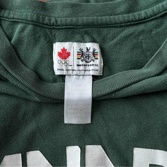Vintage Canada Olympics T-shirt Hudsons Bay Pine
Green Graphic Tee - Picture 6 of 6